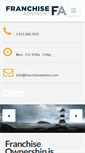 Mobile Screenshot of franchiseadvisor.com